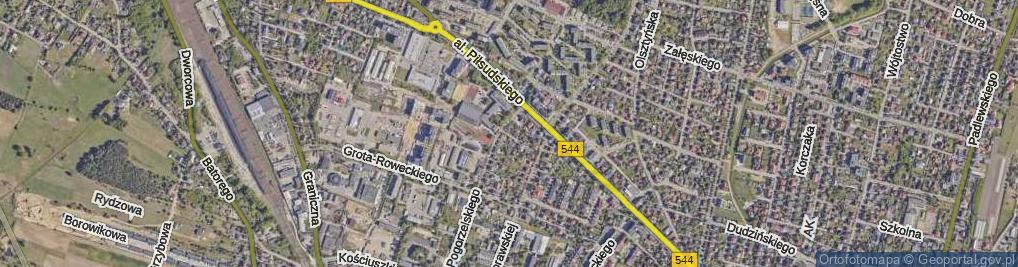 Zdjęcie satelitarne Cicha ul.