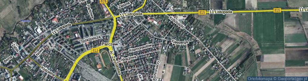 Zdjęcie satelitarne Ciołkowskiego Konstantego ul.