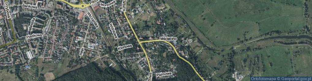 Zdjęcie satelitarne Cisowa ul.