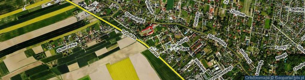 Zdjęcie satelitarne Cisowa ul.