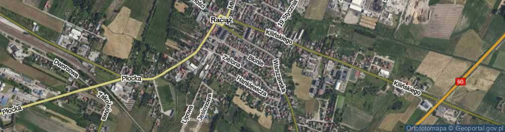 Zdjęcie satelitarne Cicha ul.