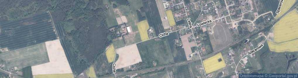 Zdjęcie satelitarne Cicha ul.