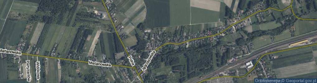 Zdjęcie satelitarne Cicha ul.