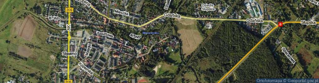 Zdjęcie satelitarne Cieszkowskiego Augusta ul.