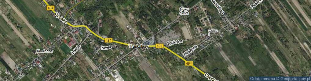 Zdjęcie satelitarne Cicha ul.