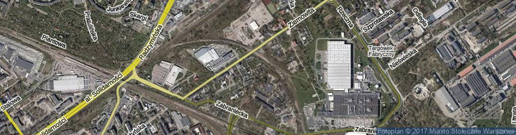 Zdjęcie satelitarne Ciemna ul.