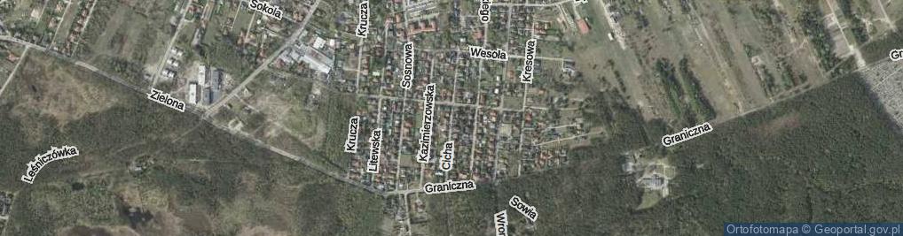 Zdjęcie satelitarne Cicha ul.