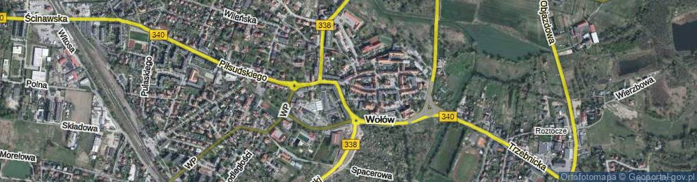 Zdjęcie satelitarne Ciemna ul.