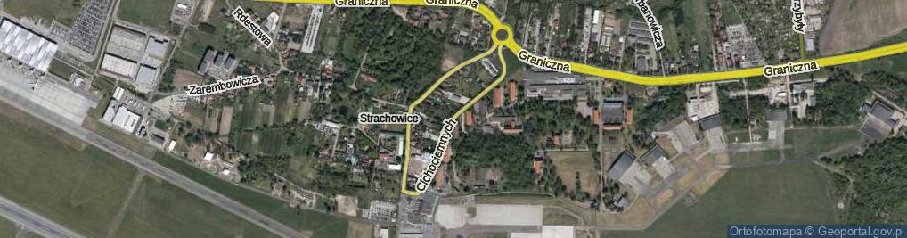 Zdjęcie satelitarne Cichociemnych ul.