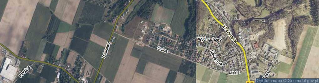 Zdjęcie satelitarne Cisowa ul.