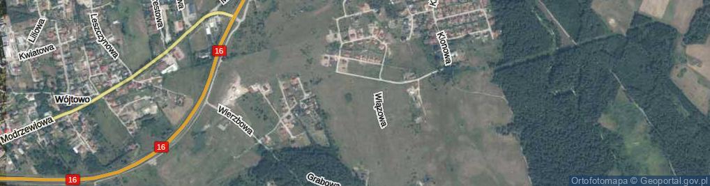 Zdjęcie satelitarne Cisowa ul.