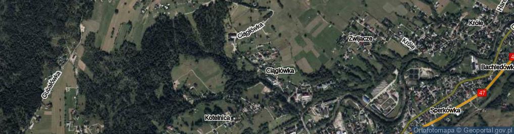 Zdjęcie satelitarne Ciągłówka ul.
