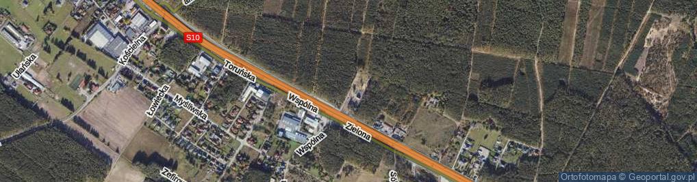 Zdjęcie satelitarne Cicha ul.