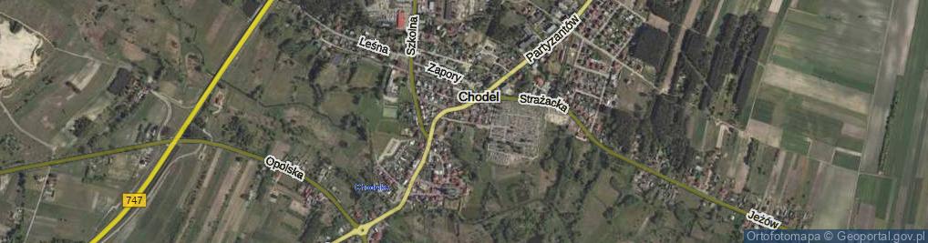 Zdjęcie satelitarne Cmentarna ul.