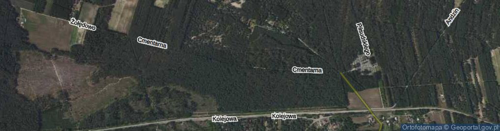 Zdjęcie satelitarne Cmentarna ul.