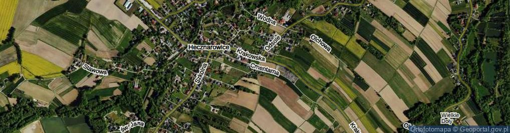 Zdjęcie satelitarne Cmentarna ul.