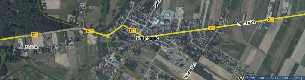 Zdjęcie satelitarne Cmentarna ul.