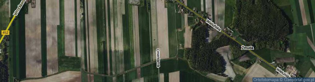 Zdjęcie satelitarne Cmentarna ul.