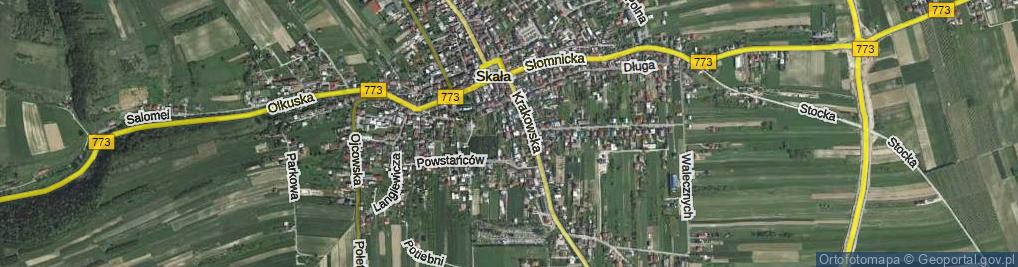 Zdjęcie satelitarne Cmentarna ul.