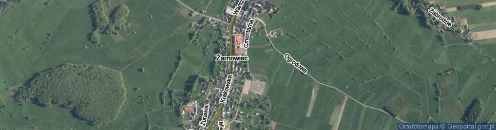Zdjęcie satelitarne Cmentarna ul.
