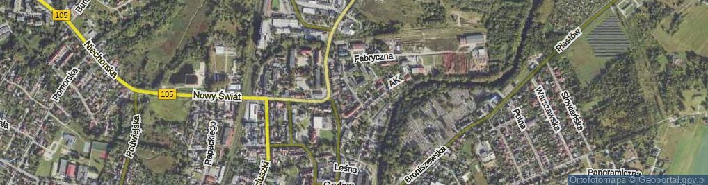 Zdjęcie satelitarne Cukrownicza ul.