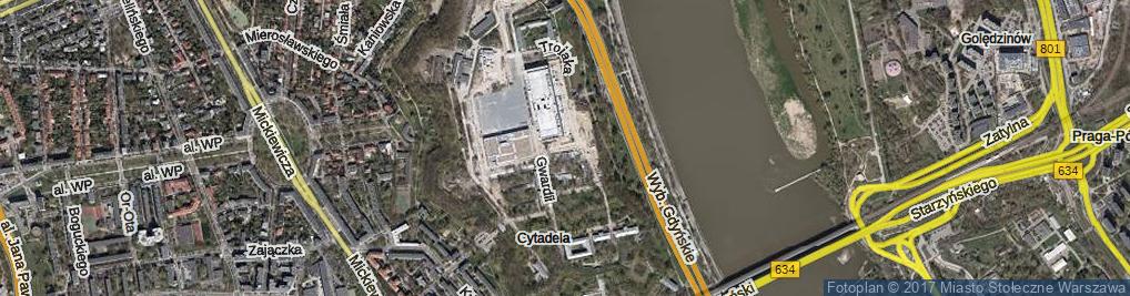 Zdjęcie satelitarne Cudnowska ul.