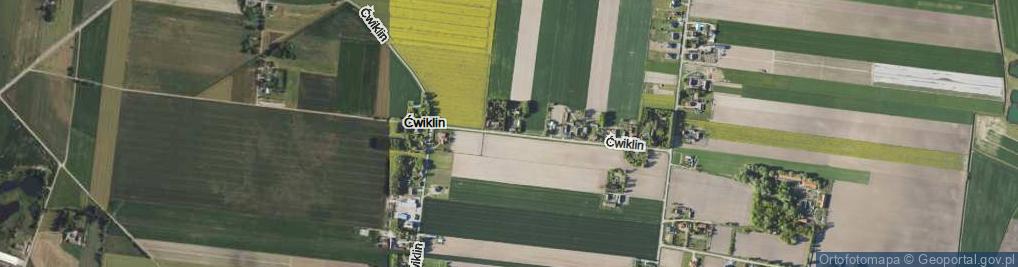 Zdjęcie satelitarne Ćwiklin ul.