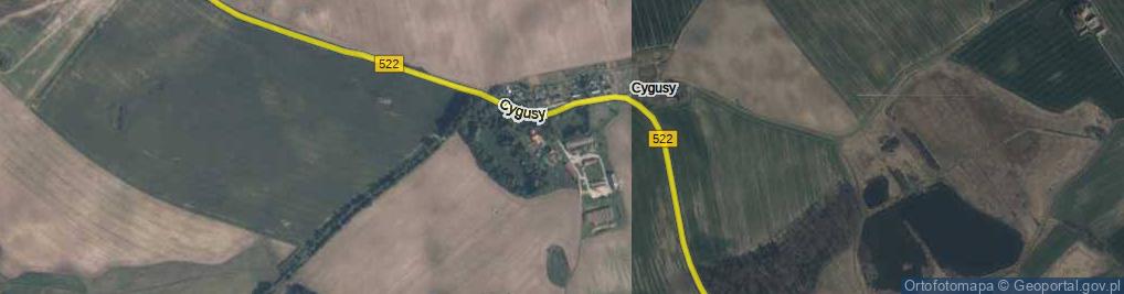 Zdjęcie satelitarne Cygusy ul.