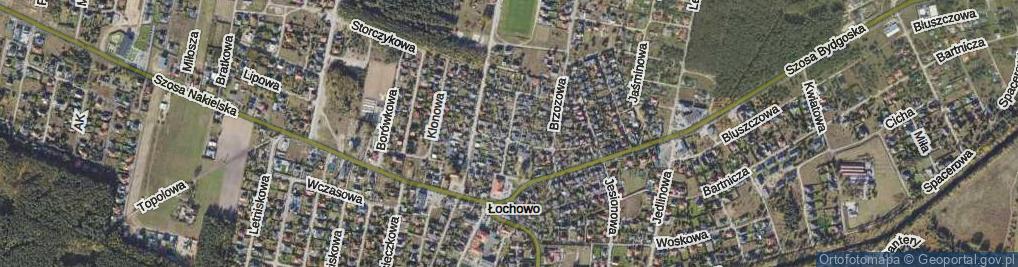 Zdjęcie satelitarne Cyprysowa ul.