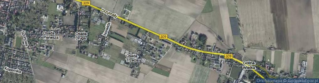 Zdjęcie satelitarne Czereśniowa ul.