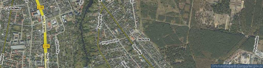 Zdjęcie satelitarne Czołgistów ul.