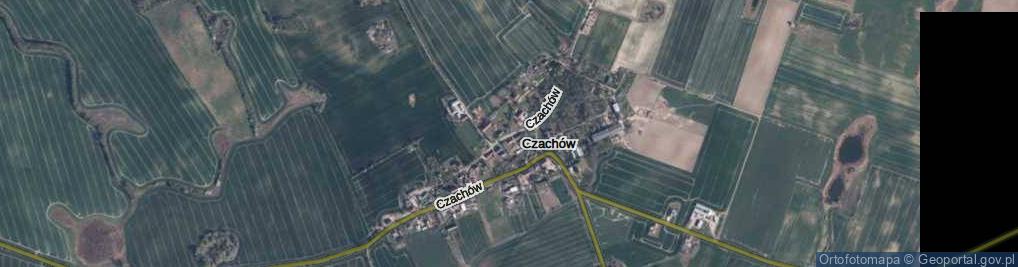 Zdjęcie satelitarne Czachów ul.