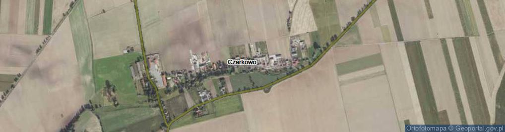 Zdjęcie satelitarne Czarkowo ul.