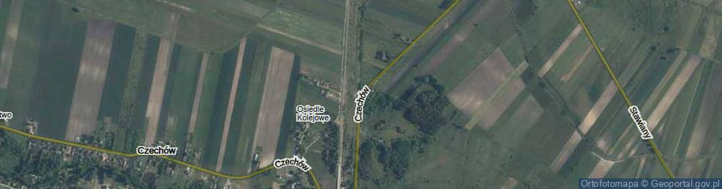 Zdjęcie satelitarne Czechów ul.