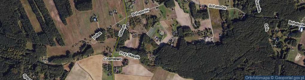 Zdjęcie satelitarne Czemlewo ul.