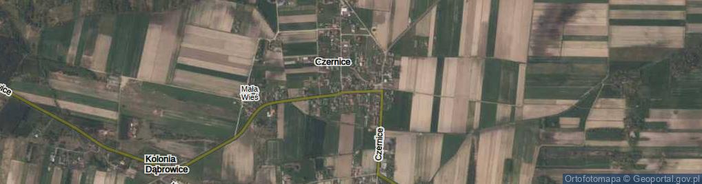 Zdjęcie satelitarne Czernice ul.