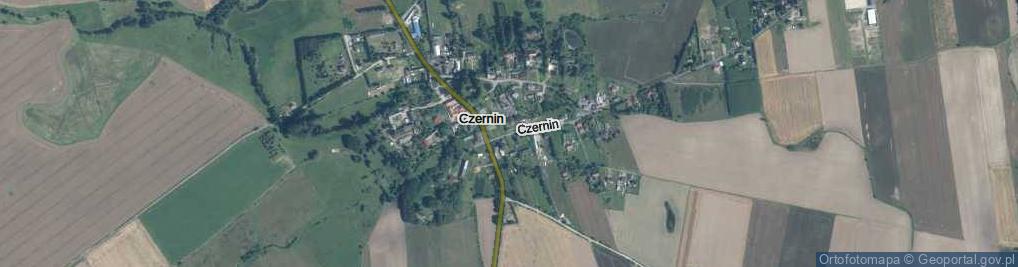 Zdjęcie satelitarne Czernin ul.