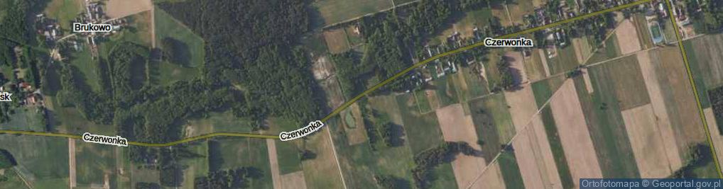 Zdjęcie satelitarne Czerwonka ul.