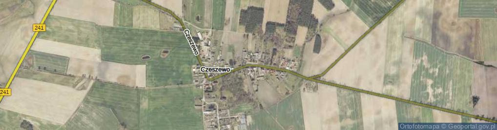 Zdjęcie satelitarne Czeszewo ul.