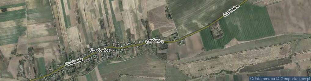 Zdjęcie satelitarne Czudowice ul.