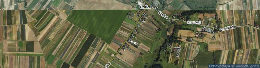 Zdjęcie satelitarne Czulice ul.