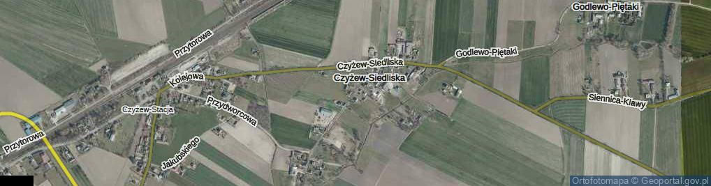 Zdjęcie satelitarne Czyżew-Siedliska ul.