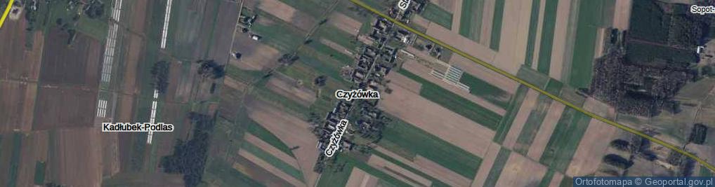 Zdjęcie satelitarne Czyżówka ul.