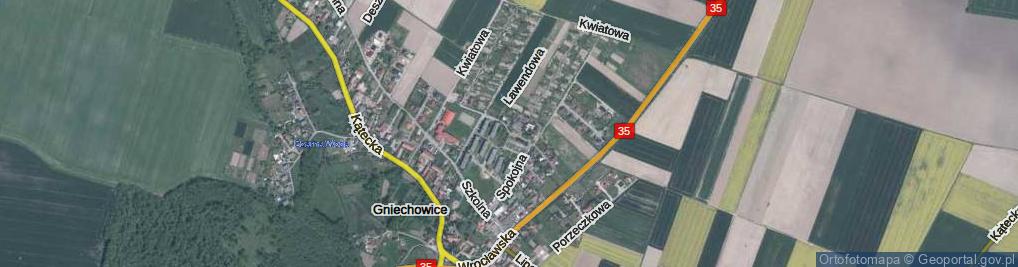 Zdjęcie satelitarne Czysta ul.