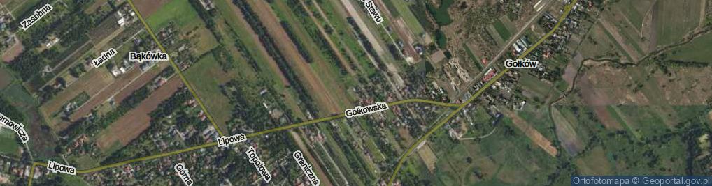 Zdjęcie satelitarne Czterolistnej Koniczyny ul.