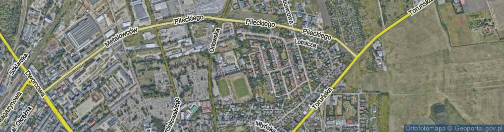 Zdjęcie satelitarne Czamana Henryka ul.