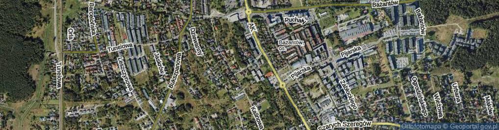 Zdjęcie satelitarne Czeremchowa ul.