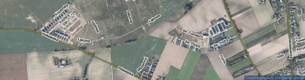 Zdjęcie satelitarne Cztery Pory Roku ul.