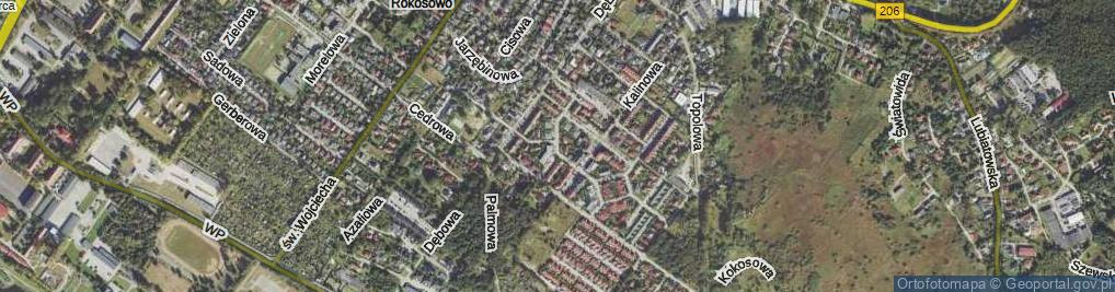 Zdjęcie satelitarne Czeremchowa ul.