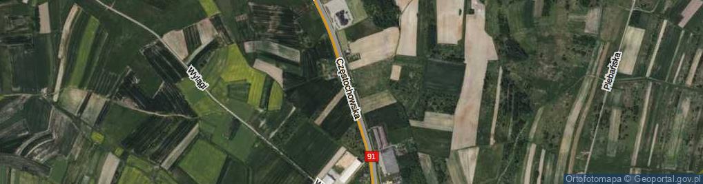 Zdjęcie satelitarne Częstochowska ul.